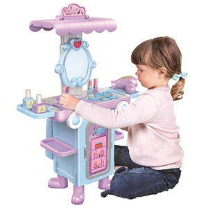 ست اسباب بازی میز آرایشی اتوبوسی Bus dressing table toy set 2in1 -اسباب بازی